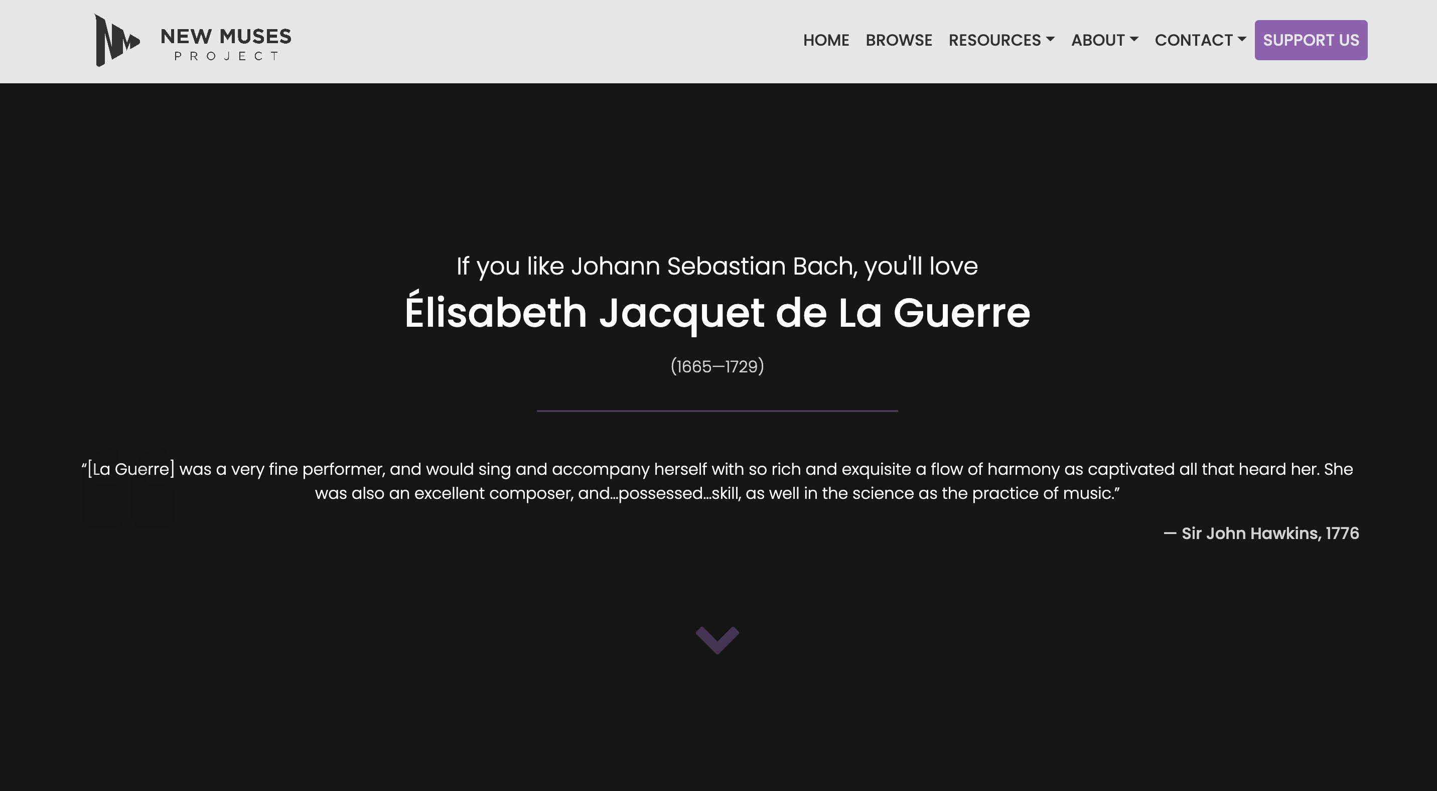 If you like Johann Sebastian Bach, you'll love Elisabeth Jacquet de La Guerre!